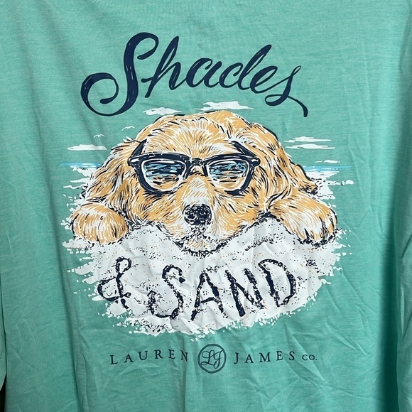LJ by Lauren James Long Sleeve Sun Shirt with Dog - Picture 6 of 9